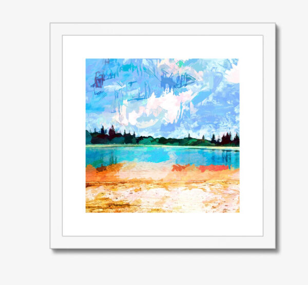 Salt Lake II - Abstract Landscape Print - Image 2