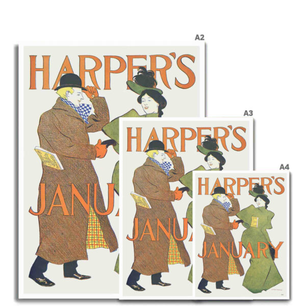 Harper's Magazine Cover January - Image 3