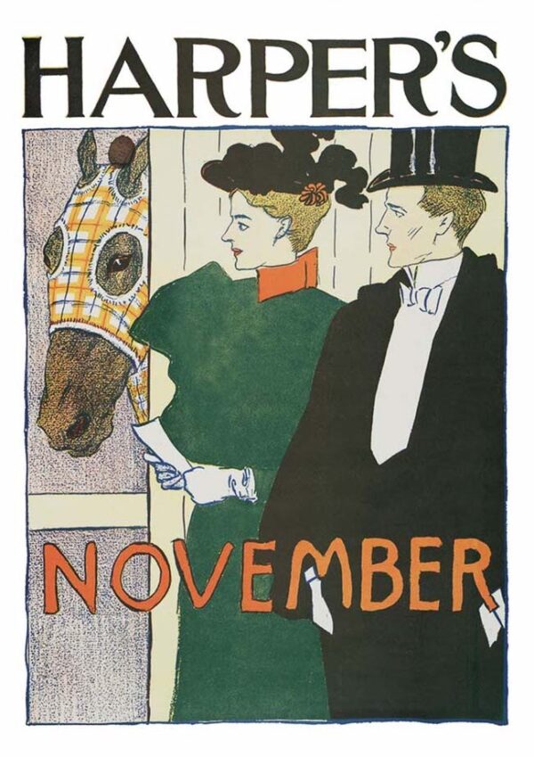 Harper's Magazine Cover November Races - Image 3