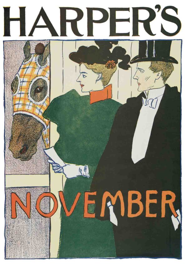 Harper's Magazine Cover November Races