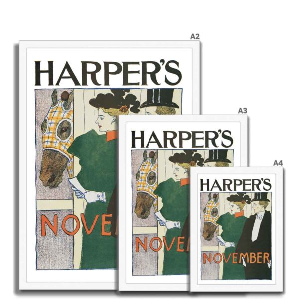 Harper's Magazine Cover November Races - Image 2