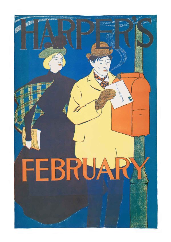 Harper's Magazine Cover February Valentine - Image 2