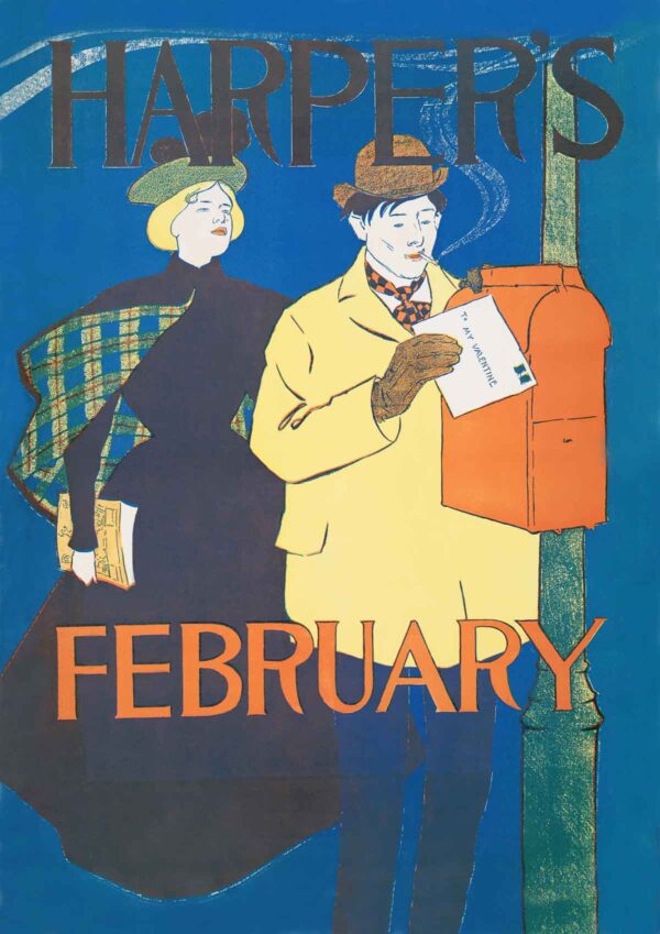 Harper's Magazine Cover February Valentine