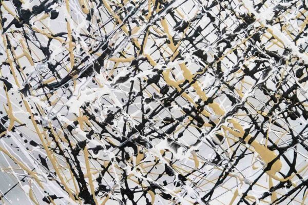 Jackson pollock style painting